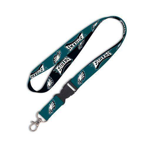 Philadelphia Eagles Two Tone Breakaway Lanyard 26" Velcro w/ Key Ring - 757 Sports Collectibles