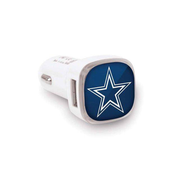 NFL Dallas Cowboys Dual USB Car Charger - 757 Sports Collectibles