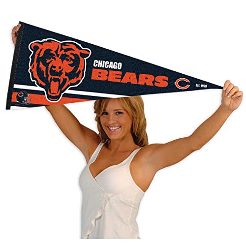 WinCraft Chicago Bears Pennant Banner Flag - 757 Sports Collectibles