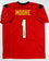 DJ Moore Autographed Red College Style Jersey- JSA W Authenticated 1