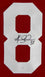 Keith Jackson Autographed Maroon College Style Jersey- JSA Witness Auth - 757 Sports Collectibles