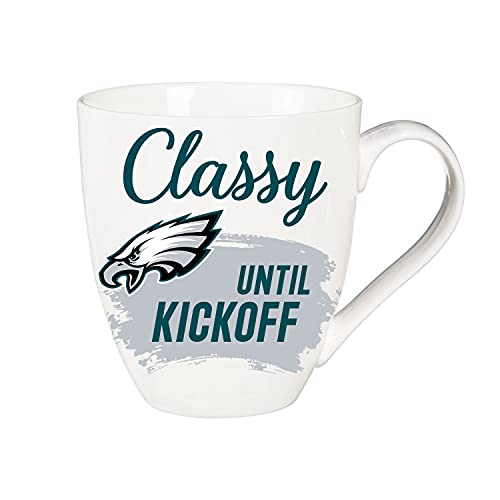 Team Sports America Philadelphia Eagles, Ceramic Cup O'Java 17oz Gift Set - 757 Sports Collectibles