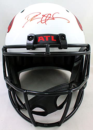 Deion Sanders Signed Atlanta Falcons Lunar Speed F/S Helmet - BA W Holo Red - 757 Sports Collectibles