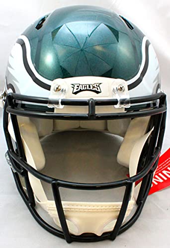 Miles Sanders Autographed Philadelphia Eagles F/S Speed Authentic Helmet - JSA W Auth Silver - 757 Sports Collectibles