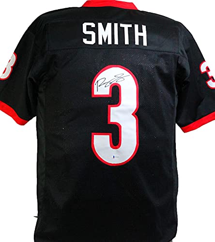 Roquan Smith Autographed Black College Style Jersey- Beckett W Black - 757 Sports Collectibles