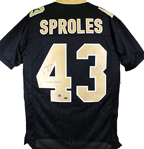 Darren Sproles Signed Autographed Black Pro Style Jersey w/Who Dat-Beckett Hologram - 757 Sports Collectibles