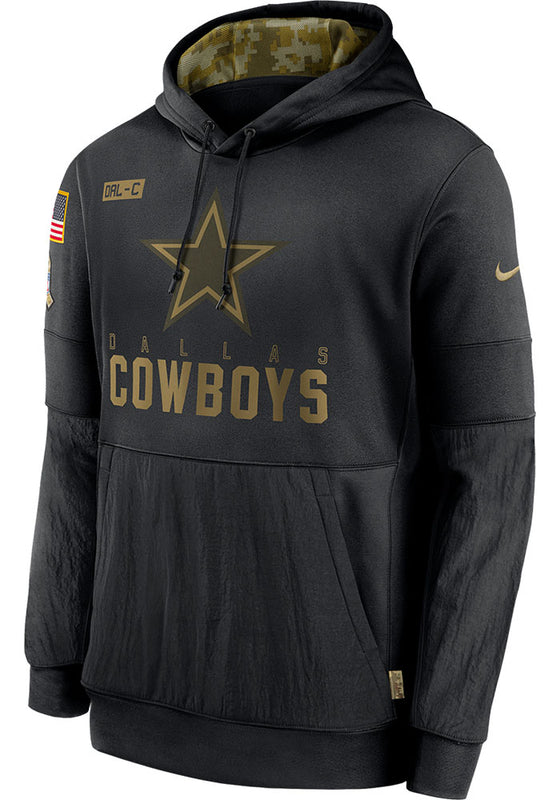 Nike Dallas Cowboys Mens 2020 Salute to Service Therma Hood-XL