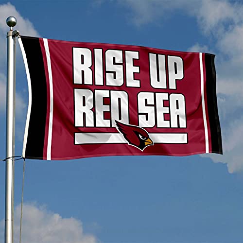 WinCraft Arizona Cardinals Rise Up Red Sea 3x5 Outdoor Flag - 757 Sports Collectibles