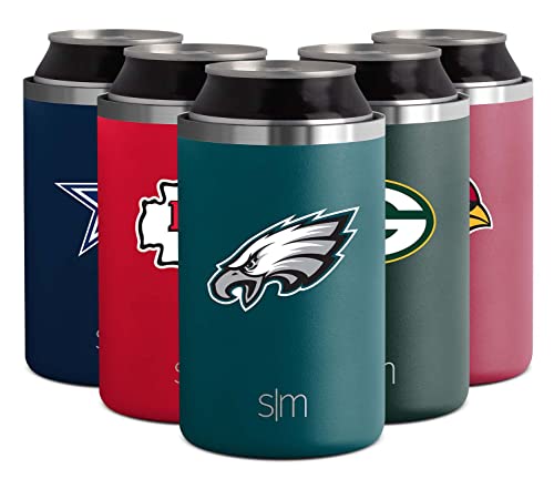 Simple Modern NFL Philadelphia Eagles Insulated Ranger Can Cooler, for Standard Cans - Beer, Soda, Sparkling Water and More - 757 Sports Collectibles