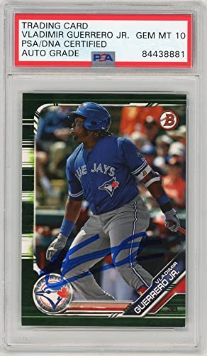 Vladimir Guerrero Jr 2019 Bowman Camo Autographed Card #BP1- PSA/DNA 10 - 757 Sports Collectibles