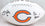 Cole Kmet Autographed Chicago Bears Logo Football w/Da Bears-Beckett W Hologram Black - 757 Sports Collectibles