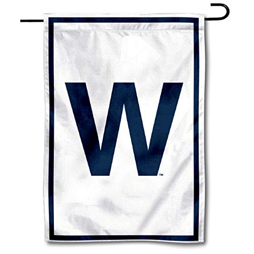 Chicago Baseball Team W Win Double Sided Garden Flag - 757 Sports Collectibles