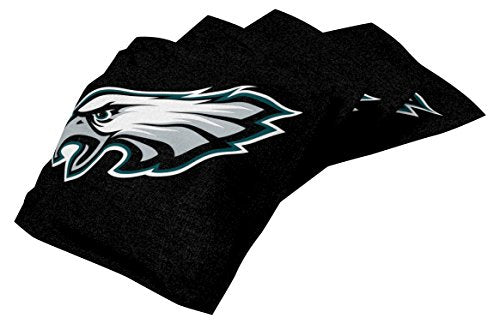 Wild Sports - Official NFL Cornhole Game Bean Bags - Set of 4 - Philadelphia Eagles - 757 Sports Collectibles