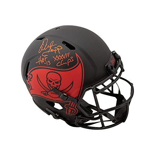 Warren Sapp HOF SB Champ Autographed Buccaneers Eclipse Authentic Full-Size Helmet - BAS COA - 757 Sports Collectibles