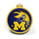 YouTheFan NCAA Michigan Wolverines 3D Logo Series Ornament, team colors - 757 Sports Collectibles