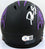 Deion Sanders Autographed Baltimore Ravens Eclipse Mini Helmet- Beckett W Silver - 757 Sports Collectibles
