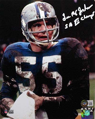 Lee Roy Jordan Autographed 8x10 Muddy Close Up HM Photo w SBVI- Beckett W White - 757 Sports Collectibles