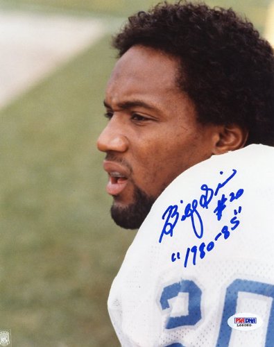 Lions Billy Sims '1980-85' Signed Authentic 8X10 Photo PSA/DNA #L66080 - 757 Sports Collectibles