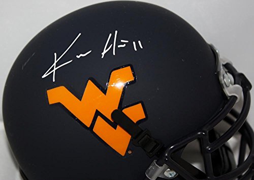 Kevin White Autographed West Virginia Mountaineers Blue Mini Helmet- JSA W wht - 757 Sports Collectibles