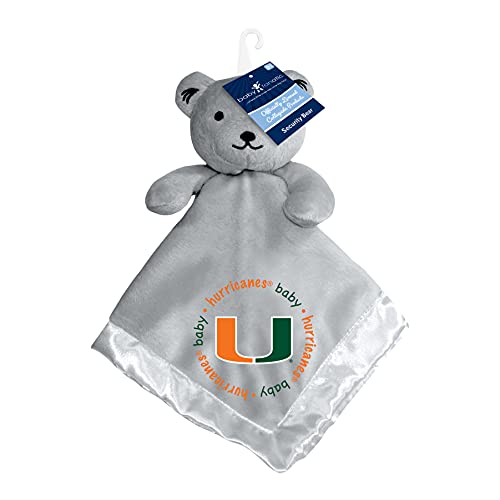 Baby Fanatic NCAA Miami Hurricanes Security Bear Blanket, One Size, Brown - 757 Sports Collectibles