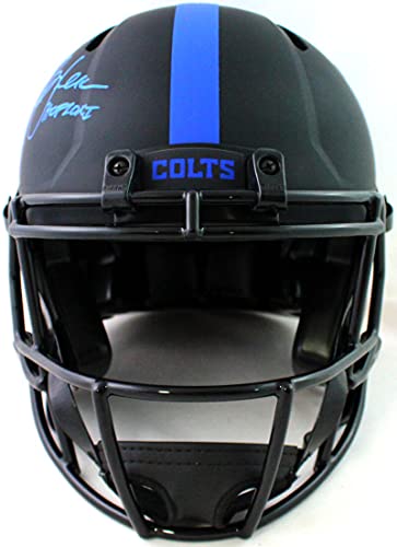 Marshall Faulk Signed Colts Authentic Eclipse F/S Helmet w/HOF- Beckett W Blue - 757 Sports Collectibles