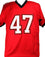 John Lynch Autographed Red SB Style Jersey- Beckett W Black - 757 Sports Collectibles