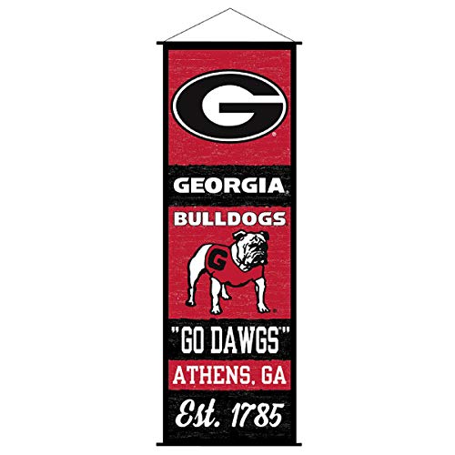 Georgia Bulldogs Banner and Scroll Sign - 757 Sports Collectibles