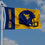 West Virginia Mountaineers Football Helmet Flag - 757 Sports Collectibles