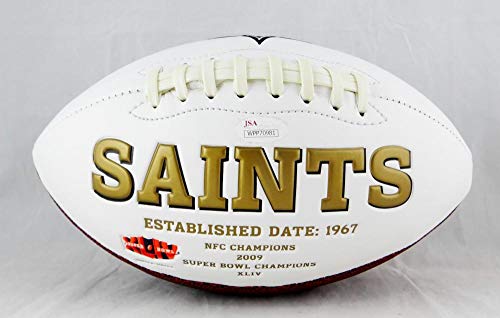 Ricky Williams Autographed New Orleans Saints Logo Football w/Who Dat? - JSA Witness Auth - 757 Sports Collectibles