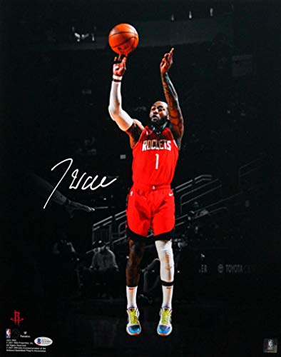 John Wall Autographed Rockets 16x20 FP Photo Red Jersey- Beckett Witness White - 757 Sports Collectibles