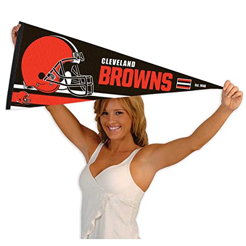 WinCraft Cleveland Browns Pennant Banner Flag - 757 Sports Collectibles