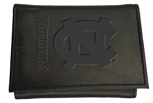 Team Sports America Leather North Carolina Tarheels Tri-fold Wallet - 757 Sports Collectibles