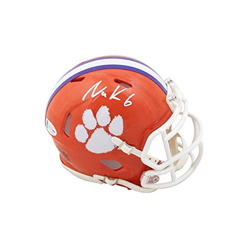 DeAndre Hopkins Autographed Clemson Speed Mini Football Helmet - BAS COA - 757 Sports Collectibles