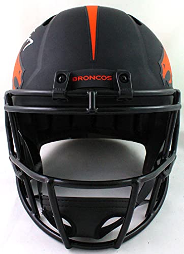 Terrell Davis Autographed Broncos Eclipse Speed Helmet w HOF- Beckett W Silver - 757 Sports Collectibles