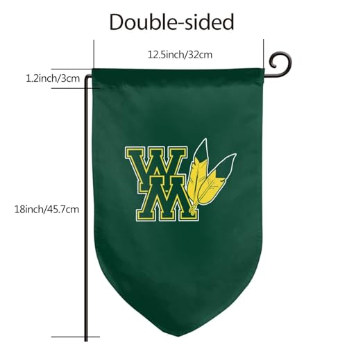 College Of William And Mary Garden Flag - Double Sided Banners For Outdoor Indoor Home Garden Yard Decorations - 757 Sports Collectibles