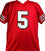 Jeff Garcia Autographed Red Pro Style Jersey- Beckett W Black - 757 Sports Collectibles