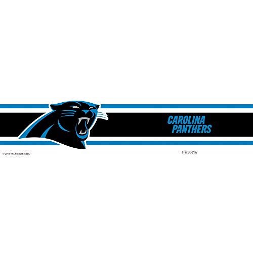 Tervis Triple Walled NFL Carolina Panthers Insulated Tumbler Cup Keeps Drinks Cold & Hot, 12oz - Stainless Steel, Stripes - 757 Sports Collectibles