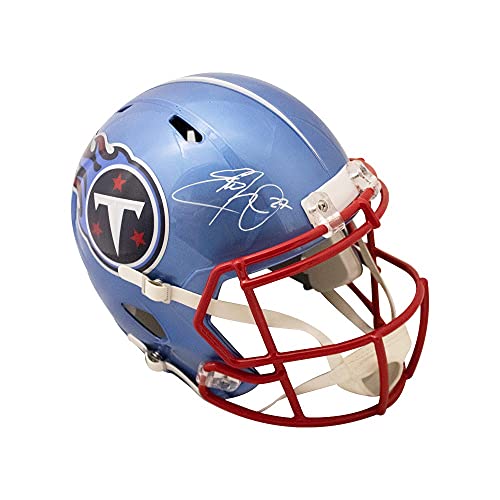 Eddie George Autographed Flash Replica Full-Size Football Helmet - BAS COA - 757 Sports Collectibles