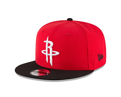 NBA Houston Rockets Adult Men NBA 9Fifty 2Tone Snapback Cap,OSFA,Red - 757 Sports Collectibles