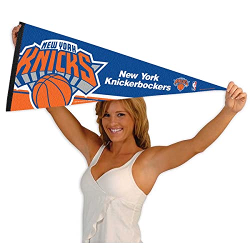 WinCraft New York Knicks Pennant Full Size 12" X 30" - 757 Sports Collectibles