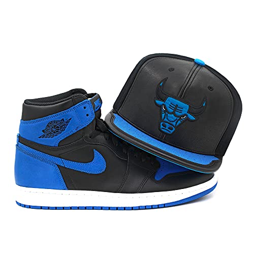 Mitchell & Ness Chicago Bulls Jordan Day ONE Snapback NBA Hat - Black/Royal - 757 Sports Collectibles