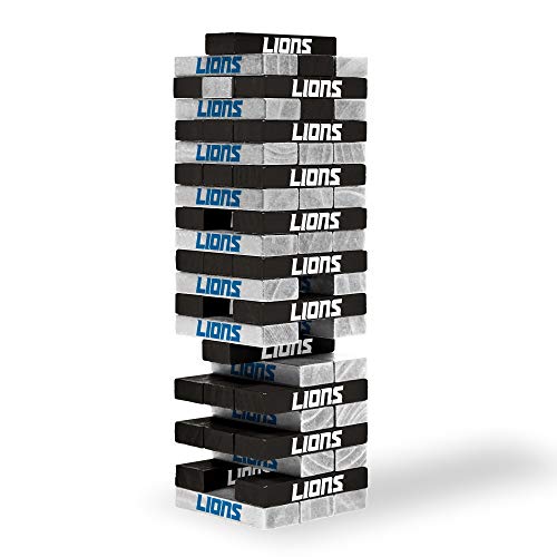 Wild Sports NFL Detroit Lions Table Top Stackers 3" x 1" x .5", Team Color - 757 Sports Collectibles