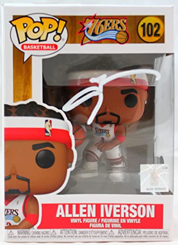 Allen Iverson Autographed Funko Pop Figurine #102-Beckett W Hologram White - 757 Sports Collectibles