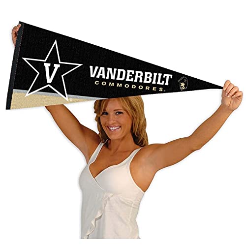 College Flags & Banners Co. Vanderbilt Pennant Full Size Felt - 757 Sports Collectibles