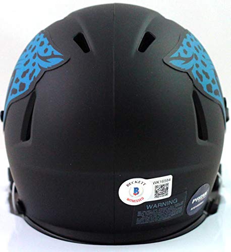Laviska Shenault Autographed Jaguars Eclipse Speed Mini Helmet- Beckett WSilver - 757 Sports Collectibles