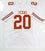 Earl Campbell Autographed White College Stat-2 Jersey W/HT- JSA Witnessed Auth - 757 Sports Collectibles