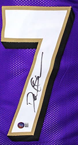 Deion Sanders Autographed Purple Pro Style Jersey-Beckett W Hologram - 757 Sports Collectibles