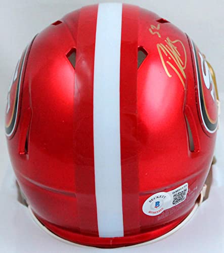 Patrick Willis Autographed SF 49ers Flash Mini Helmet-Beckett W Hologram Gold - 757 Sports Collectibles