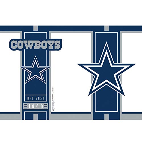 Tervis Triple Walled Tervis NFL Dallas Cowboys Insulated Tumbler Cup Keeps Drinks Cold & Hot, 30oz - Stainless Steel, Blitz - 757 Sports Collectibles