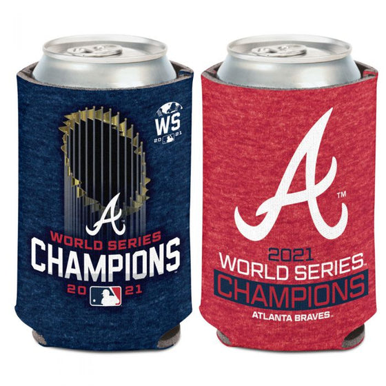 WORLD SERIES CHAMPIONS ATLANTA BRAVES WORLD SERIES CAN COOLER 12 OZ.